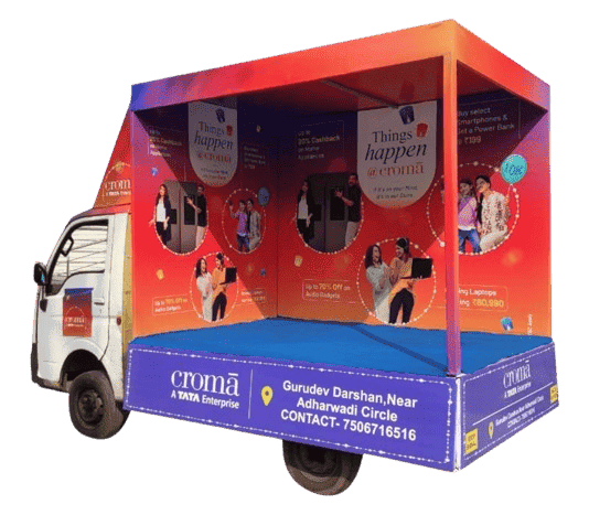 Appilary van campaign service for on-ground brand activation and mobile marketing