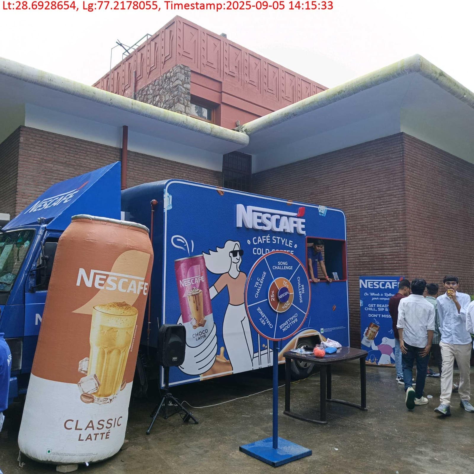 Branded van campaign for mobile advertising and on-ground brand promotion