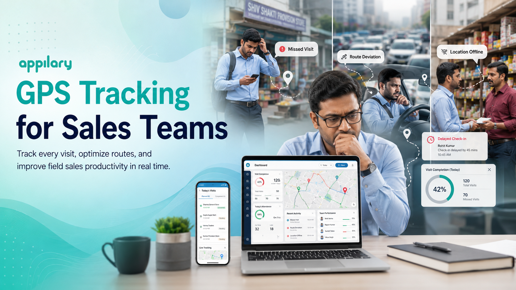 GPS Tracking for Sales Teams